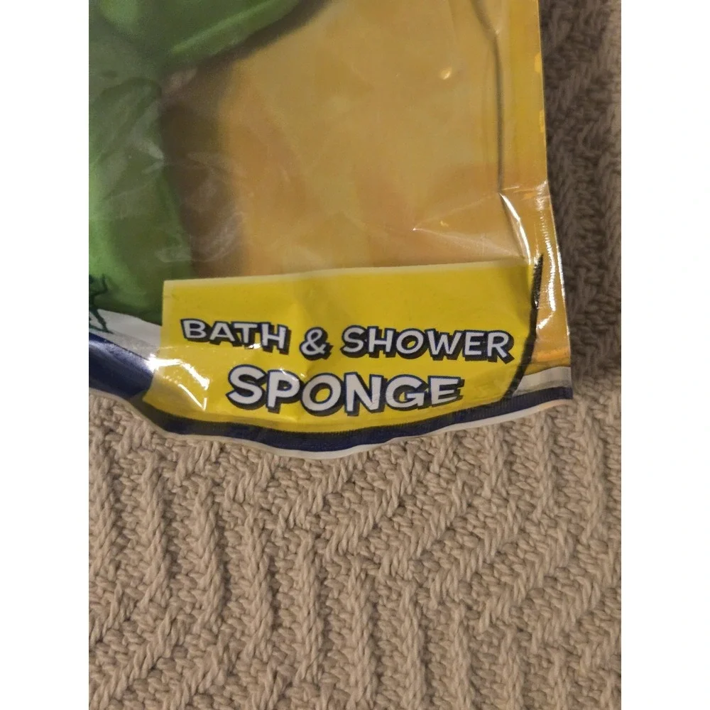 Disney Pixar Toy Story Buzz Lightyear Bath & Shower Sponge - New